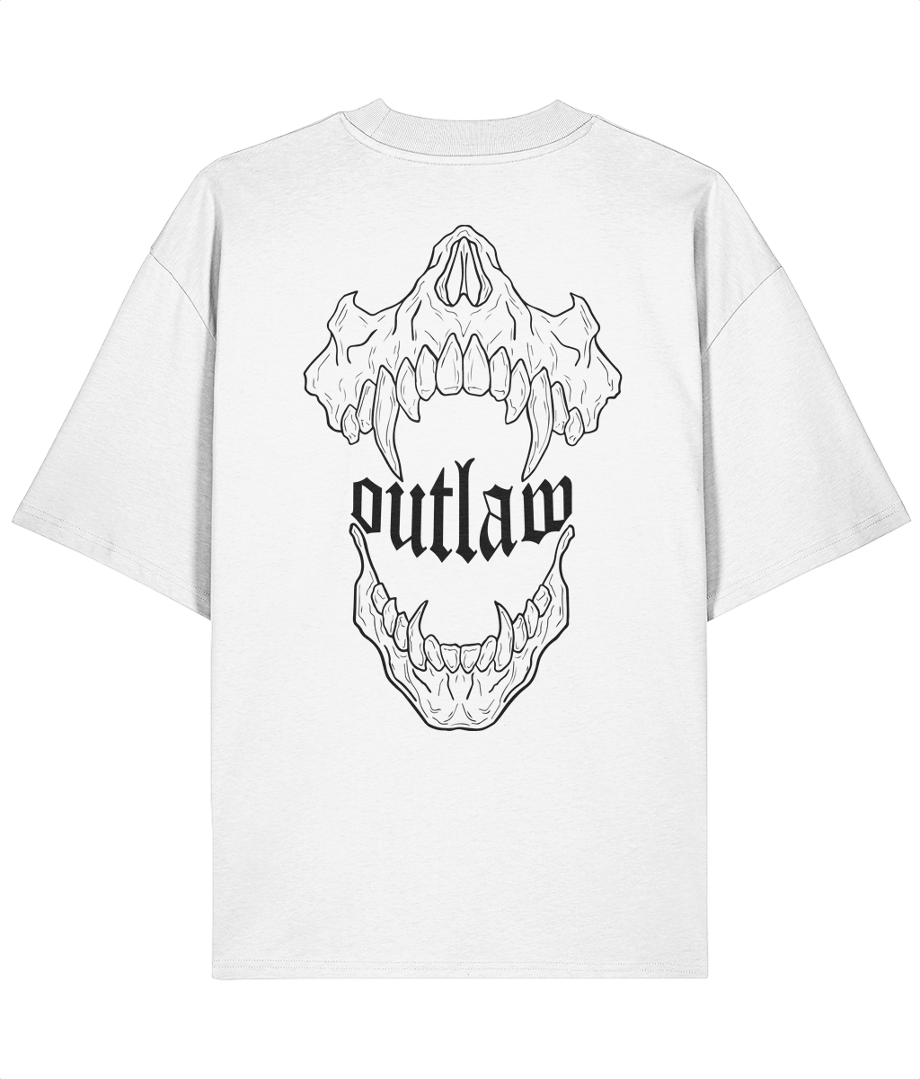 OUTLAW-jaw // white tee