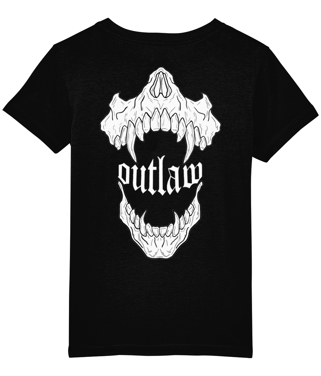 OUTLAW-jaw // little outlaw black tee