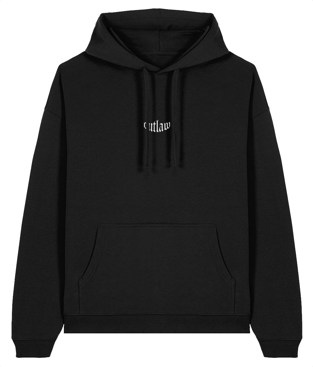 OUTLAW-jaw // black hoodie