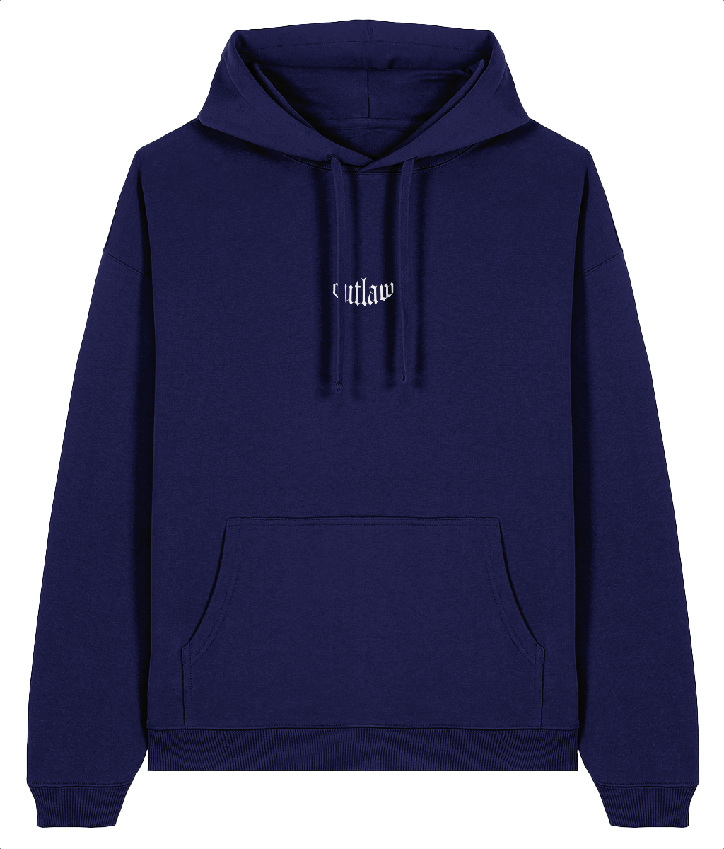 OUTLAW-jaw // french navy hoodie